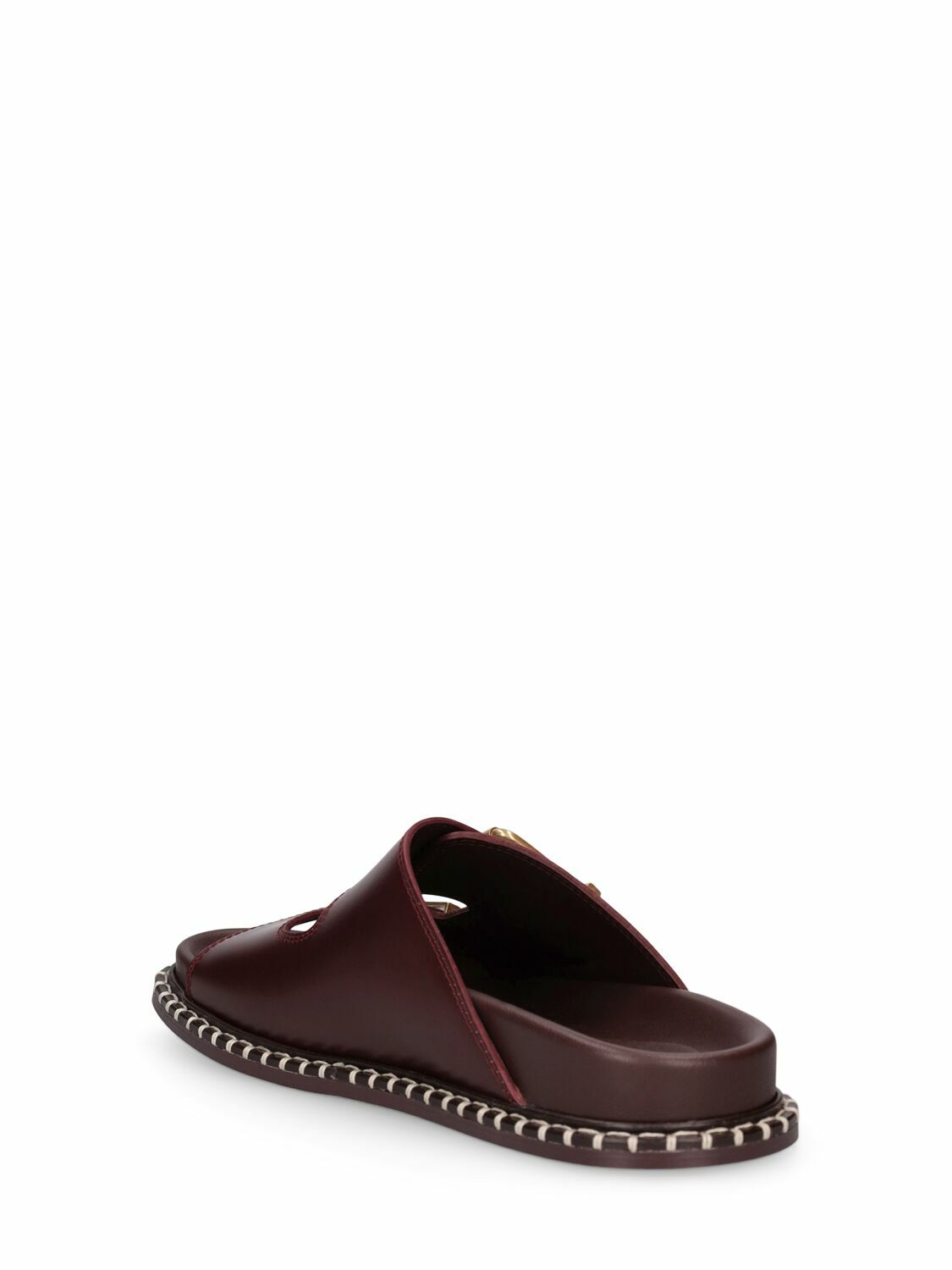 CHLOÉ 20mm Rebecca Leather Flat Sandals Chloe