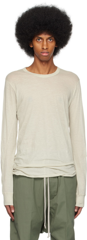 Photo: Rick Owens Off-White Basic Long Sleeve T-Shirt