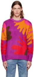 Andersson Bell Purple & Red Flower Sweater