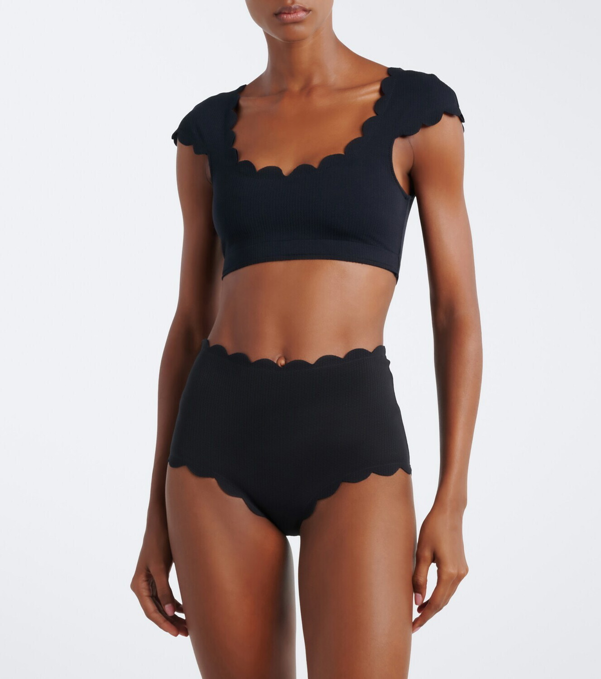 Marysia Mexico scalloped bikini top