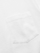Corridor - Garment-Dyed Cotton-Jersey T-Shirt - White