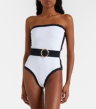 Alexandra Miro Whitney belted swimsuit