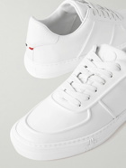Moncler - Neue York Logo-Appliquéd Leather Sneakers - White
