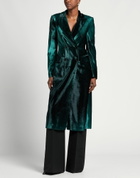 Alberta Ferretti Womens Coat Dark in Green
