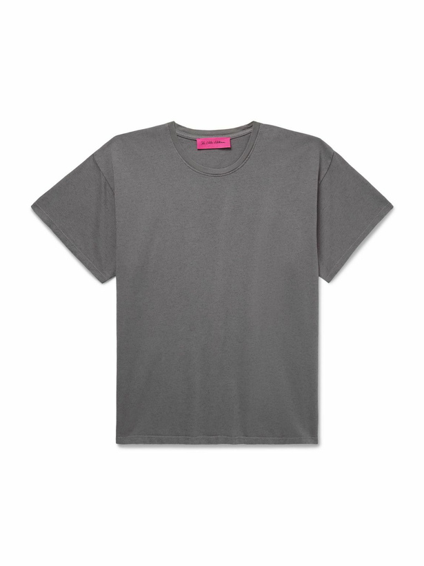 Photo: The Elder Statesman - Cotton and Cashmere-Blend Jersey T-Shirt - Gray