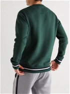 Kingsman - Striped Cotton and Cashmere-Blend Jersey Sweatshirt - Green