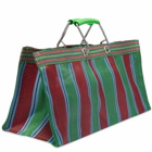 Puebco Recycled Plastic Rectangle Bag in Green/Red