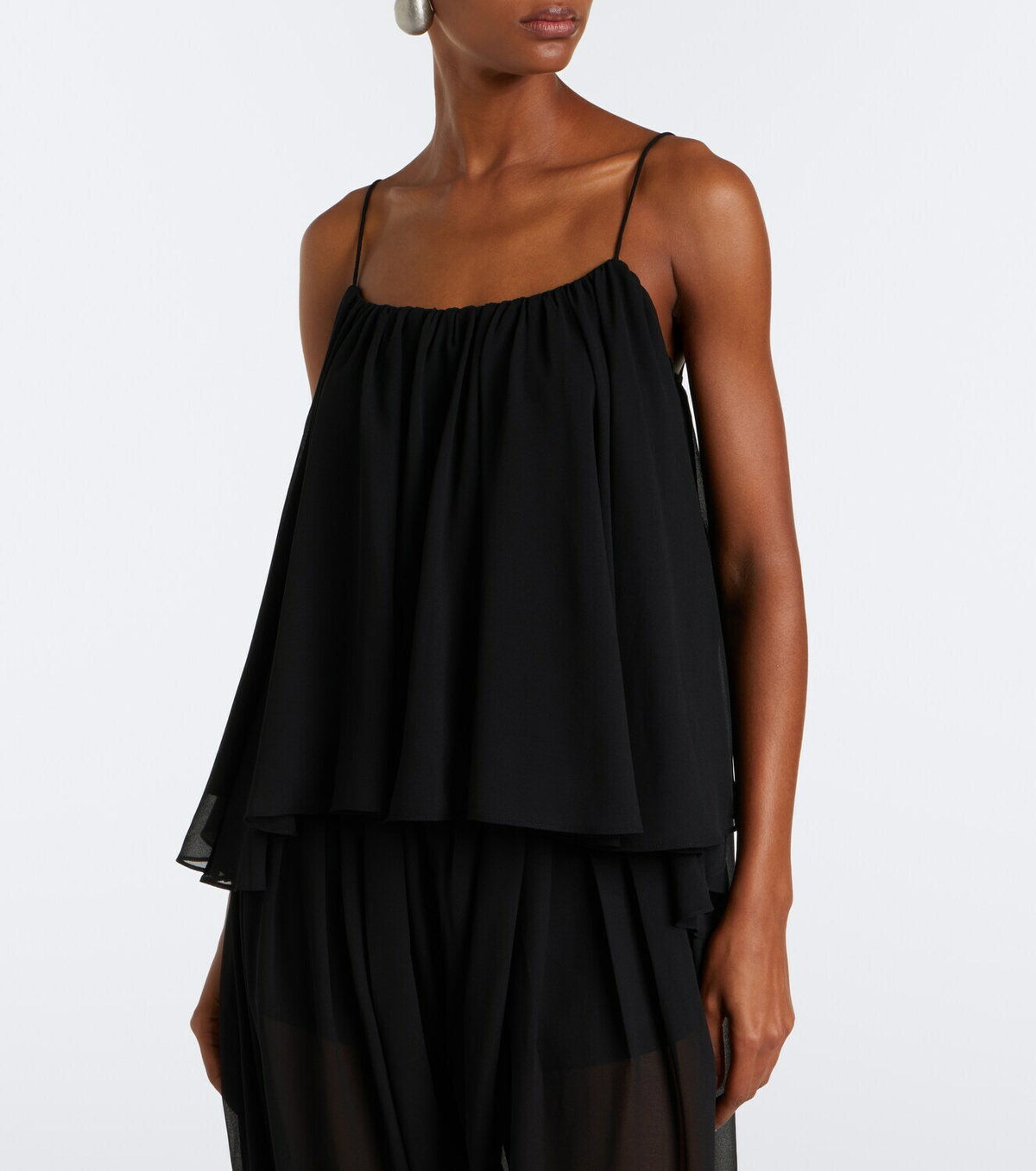 De La Vali Agapito georgette top