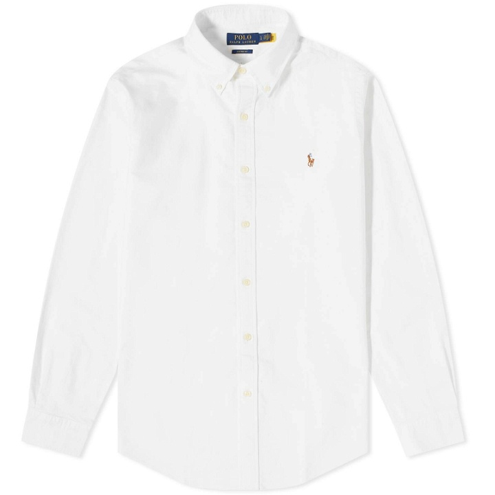 Photo: Polo Ralph Lauren Men's Classic BSR Oxford Button Down Shirt in White