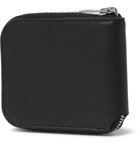 Acne Studios - Kei S Logo-Print Leather Zip-Around Wallet - Black