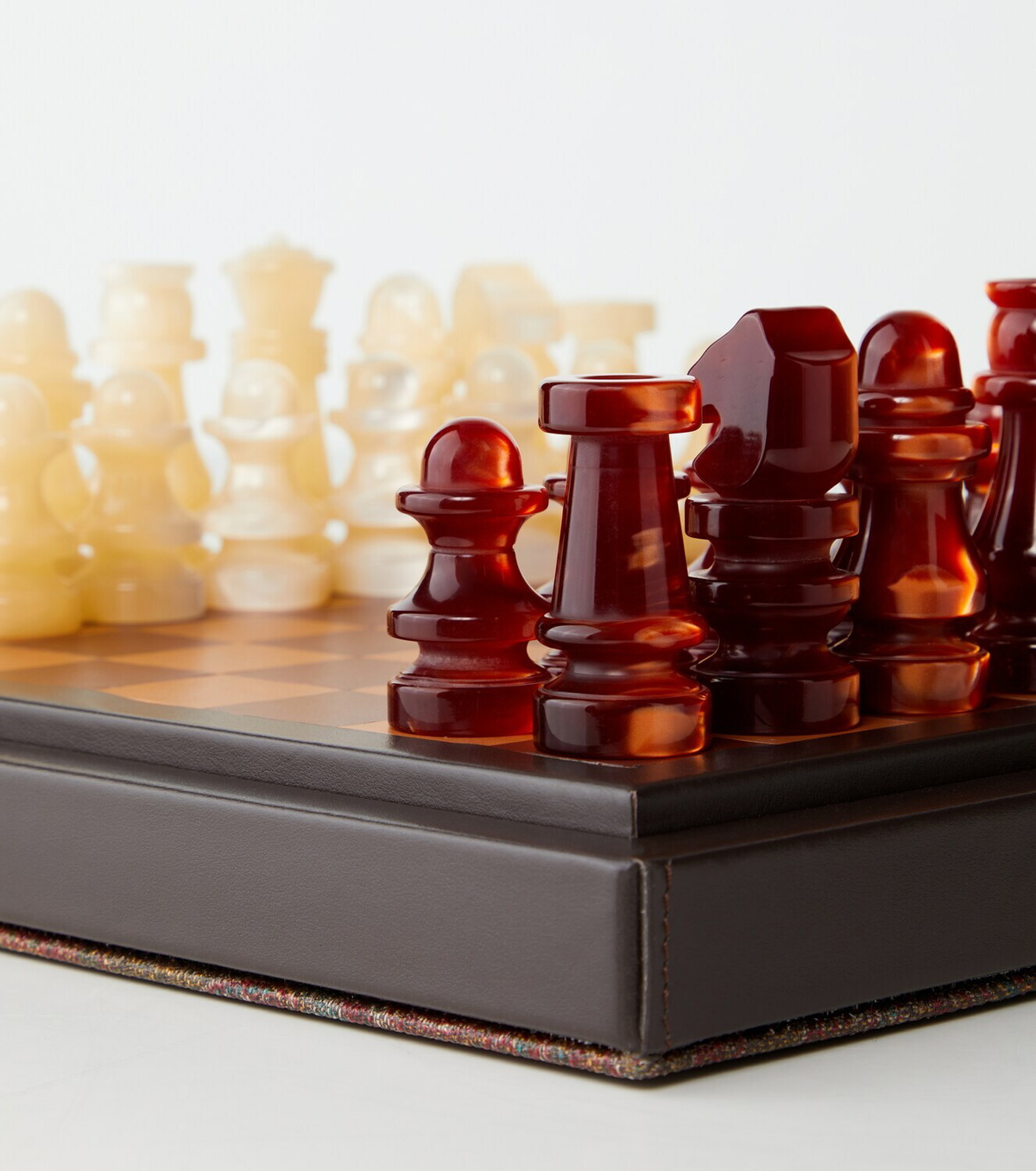 Etro Arnica leather chessboard