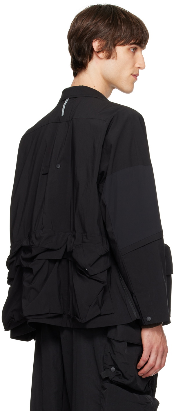 Archival Reinvent Black 3D Suit Jacket