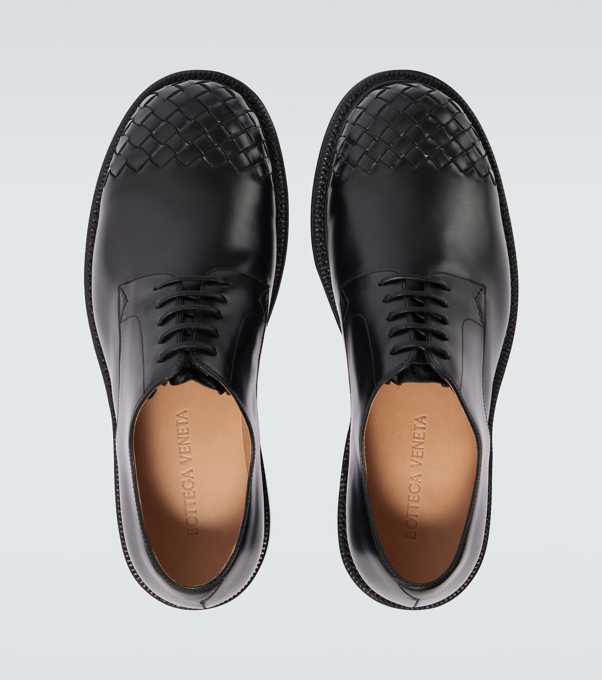 Bottega Veneta James Intrecciato leather Derby shoes