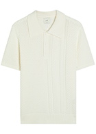 Che Santino Cotton-knit Polo Shirt Ecru