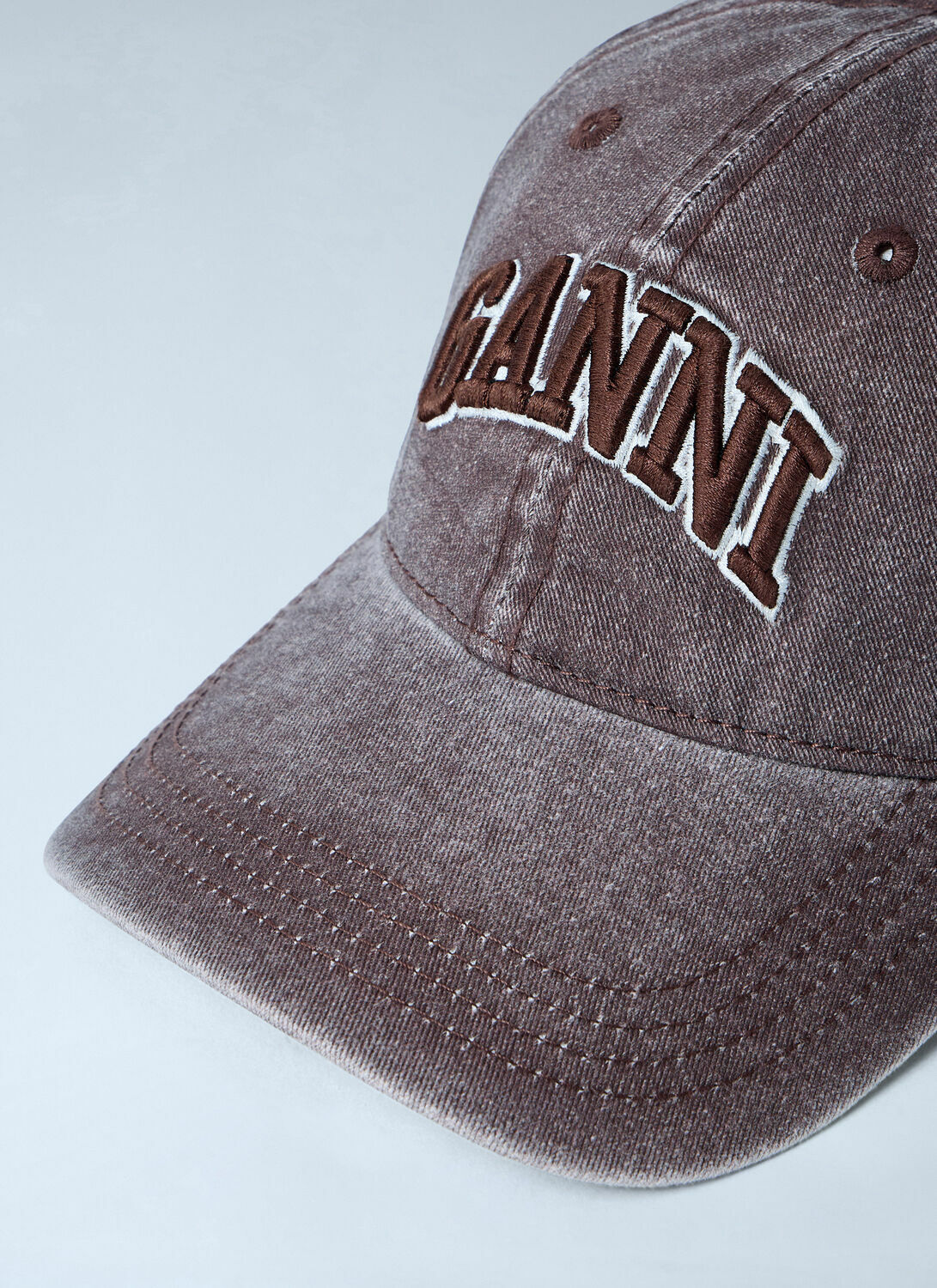 GANNI Logo Motif Baseball Cap