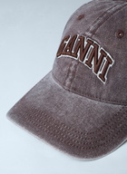 GANNI Logo Motif Baseball Cap