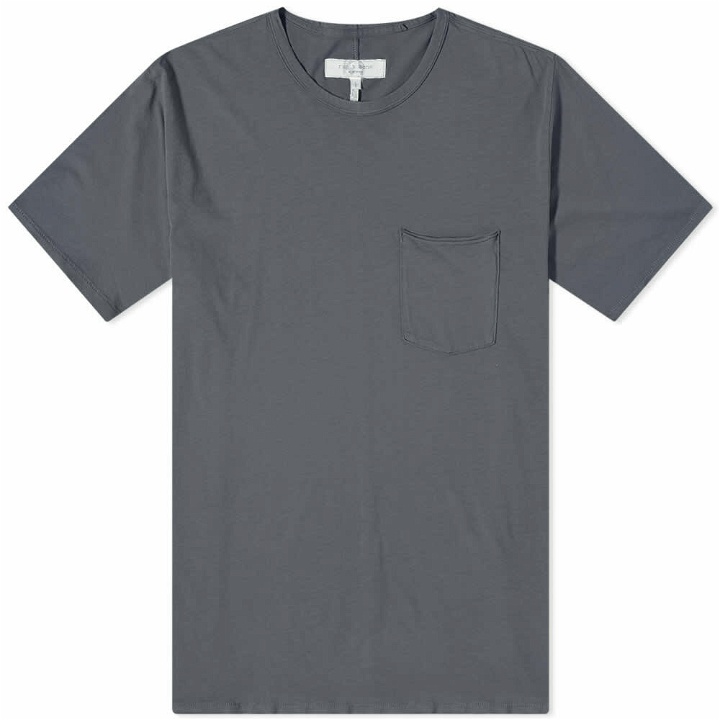 Photo: Rag & Bone Men's Miles Pocket T-Shirt in Dark Grey