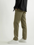 Mr P. - Cotton and Linen-Blend Twill Chinos - Green