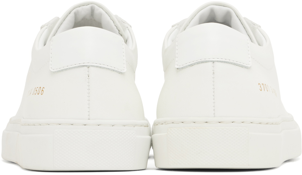 Common Projects White Original Achilles Low Sneakers