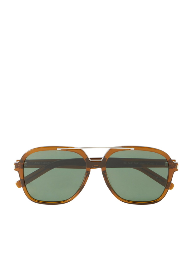 Photo: SAINT LAURENT - Squared-Frame Acetate Sunglasses