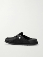 BIRKENSTOCK 1774 - Boston Calf Hair Clogs - Black