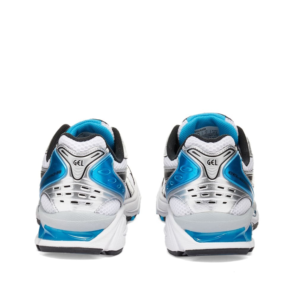 Asics Women's Gel-Kayano 14 Sneakers in White/Aizuri Blue ASICS