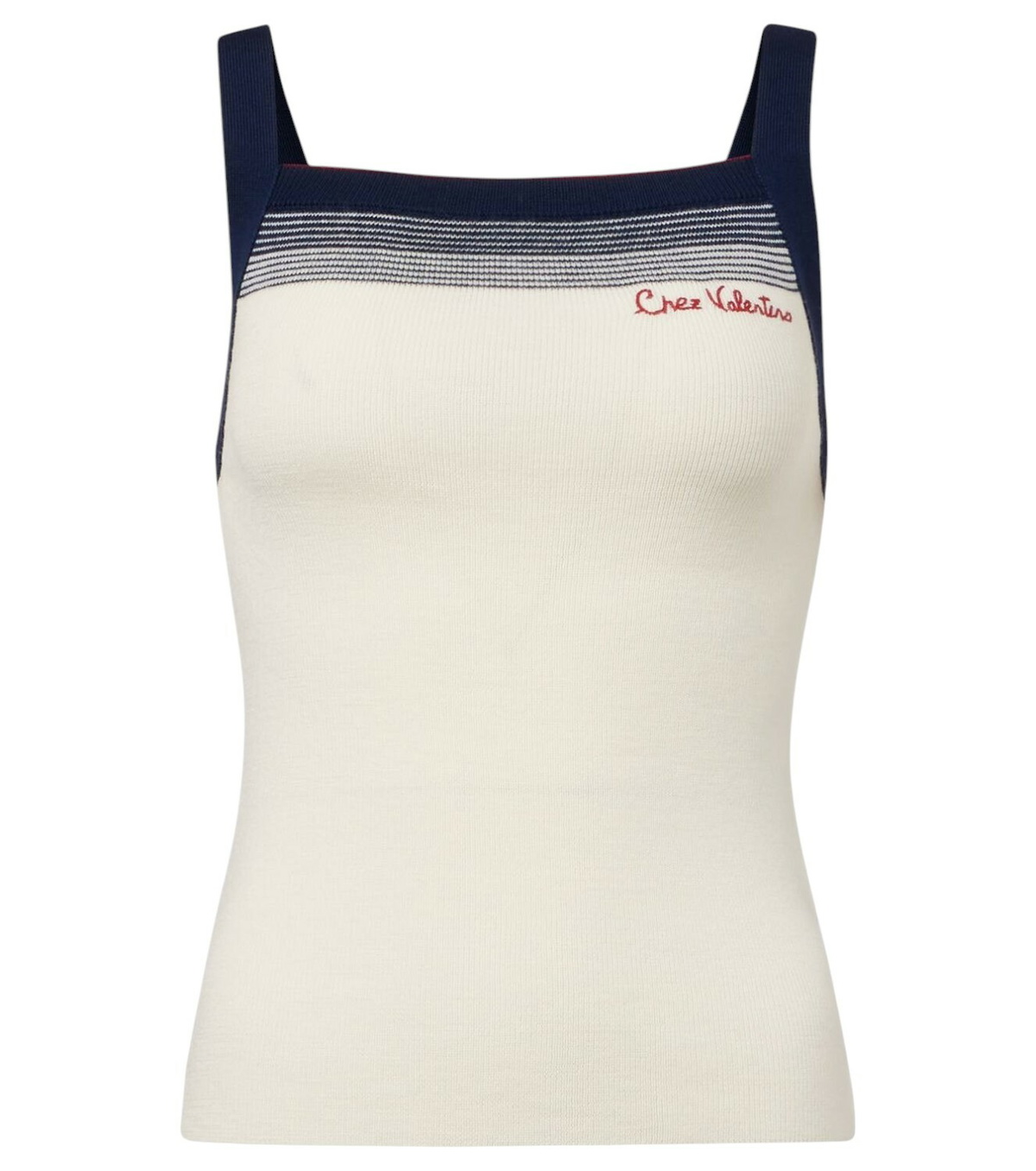 トップス Valentino knit camisole Valentino VGold ribbed-knit jersey tank top Valentino