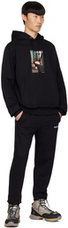 Helmut Lang Black Cotton Hoodie