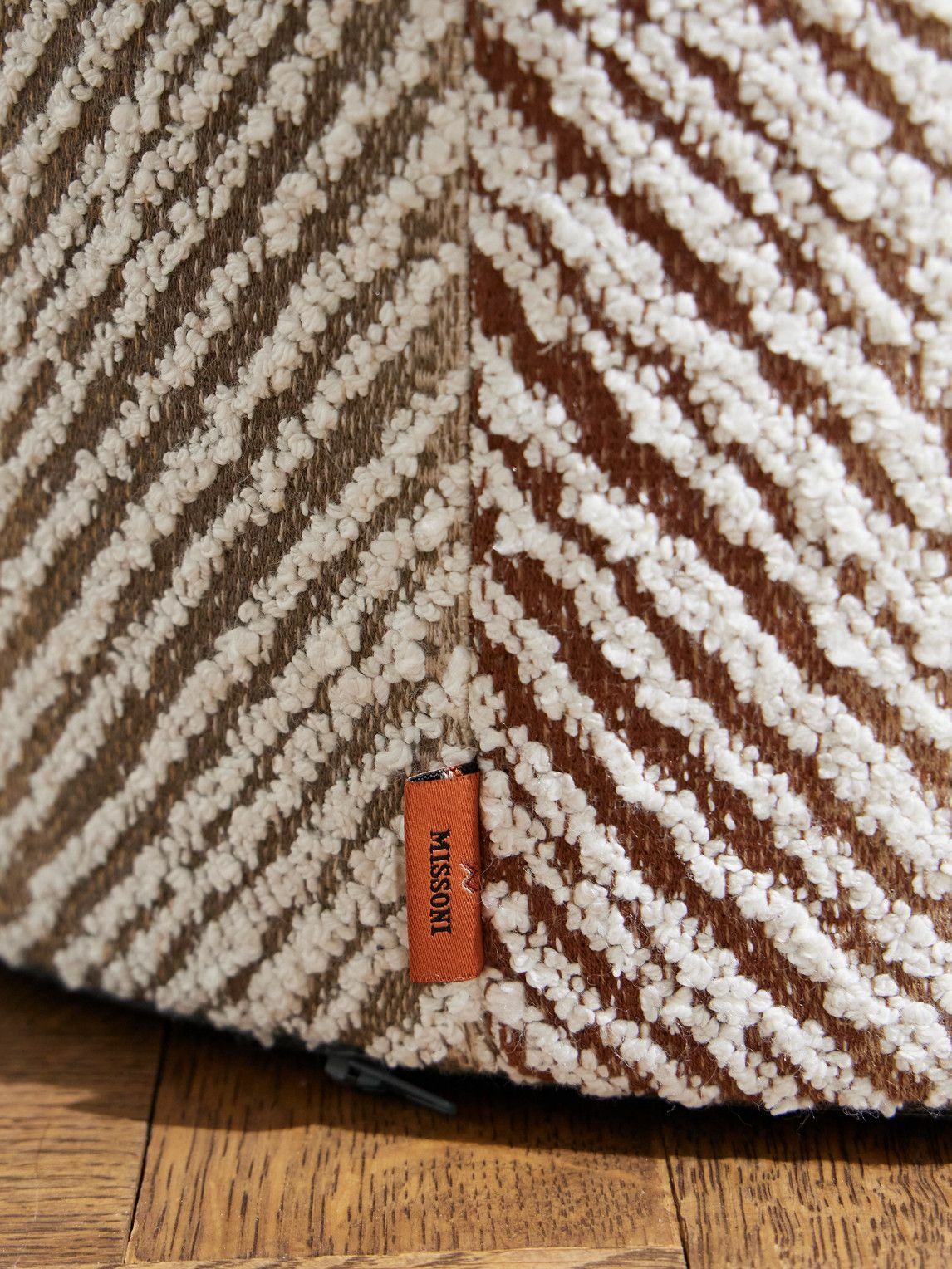 Missoni Home - Island Outdoor Canvas-Trimmed Bouclé Ottoman
