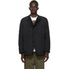 Comme des Garcons Homme Reversible Black Nylon Tussah Blazer