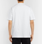 Palm Angels - Glittered Logo-Print Cotton-Jersey T-Shirt - White