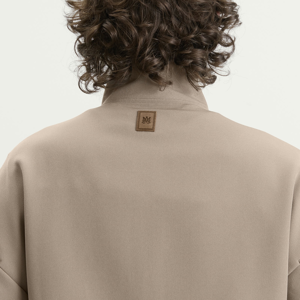 Amiri Men's Patch Cady Track Jacket in Dark Sand