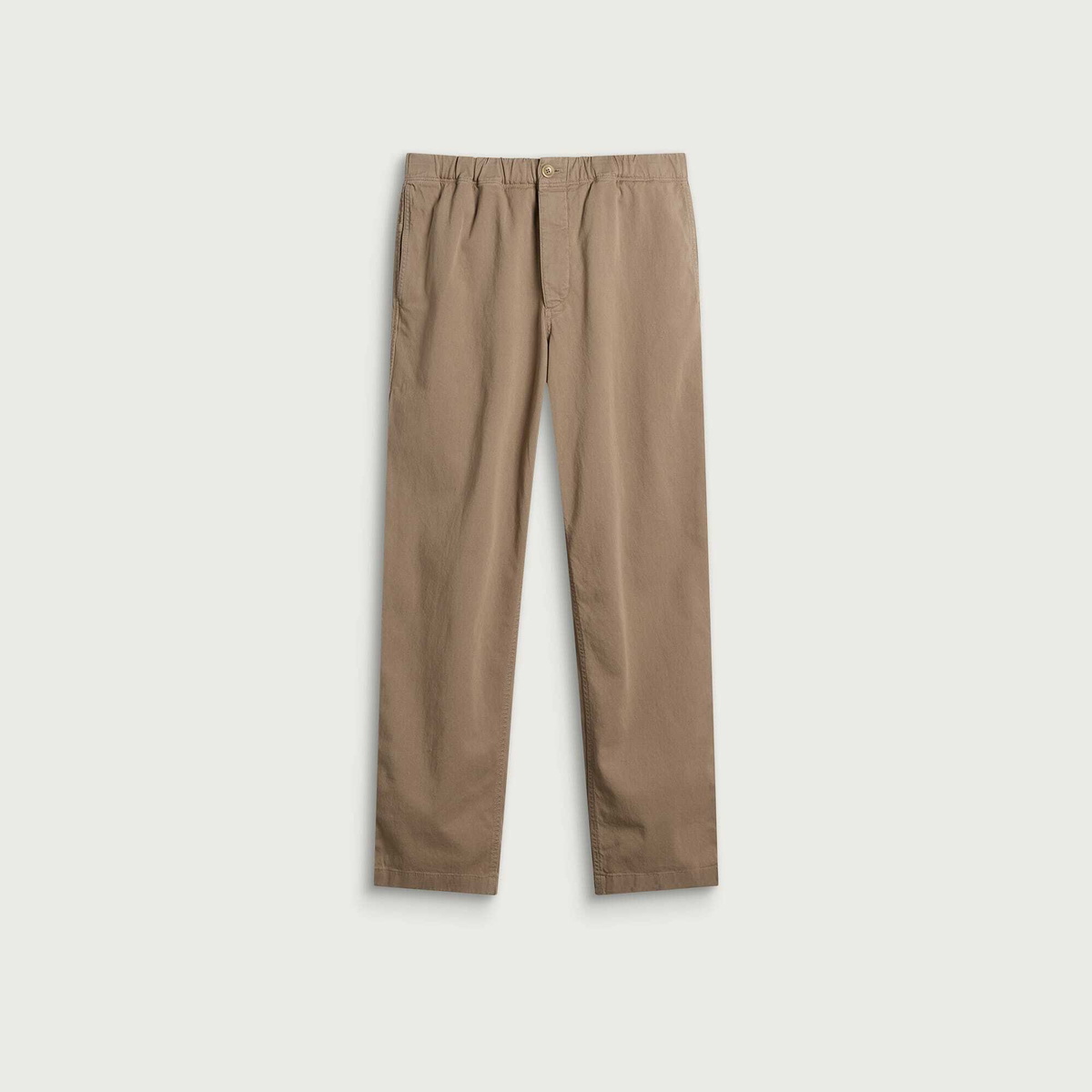 Norse Projects Men's Trysil Regular Organic Stretch Twill Trouser in Utility Khaki