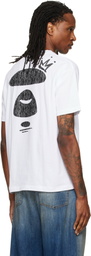 AAPE by A Bathing Ape White Basic T-shirt