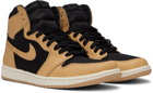 Nike Jordan Beige & Black Air Jordan 1 Retro High OG Sneakers