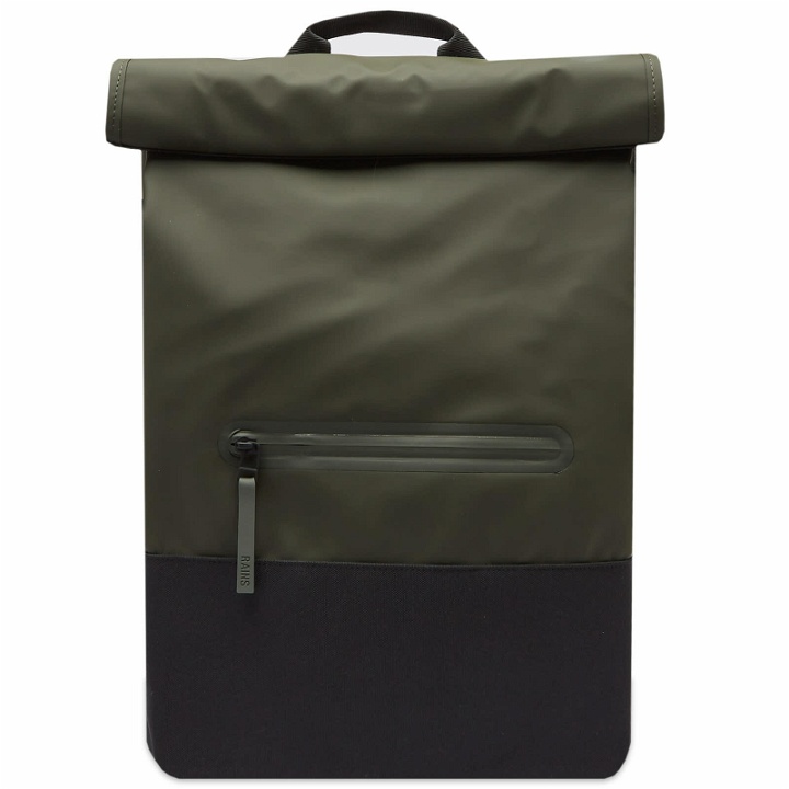 Photo: Rains Men's Trail Rolltop Backpack in Green