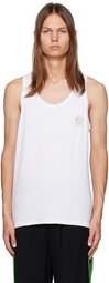 Versace Underwear White Medusa Tank Top