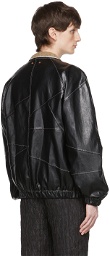 Andersson Bell SSENSE Exclusive Black Faux-Leather Jacket