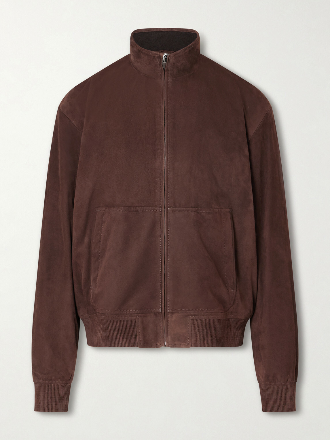 Ralph Lauren Purple label - Suede Bomber Jacket - Brown