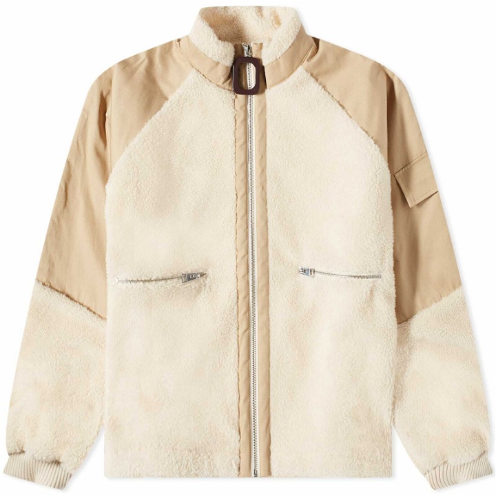 Photo: JW Anderson Men's Rembrandt Track Top in Beige/Off White