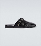 Balenciaga - Cosy leather slippers