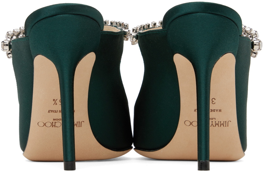 Jimmy Choo Green Bing 100 Heels Jimmy Choo