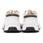 Versace Jeans Couture White Baroque Logo Stargaze Sneakers
