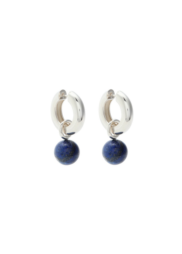 Photo: Agmes Sonia Sterling Silver Hoop Earrings - One Size