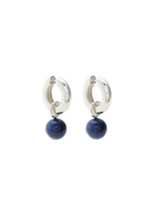 Agmes Sonia Sterling Silver Hoop Earrings - One Size