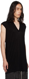 Rick Owens Black Deep V-Neck T-Shirt