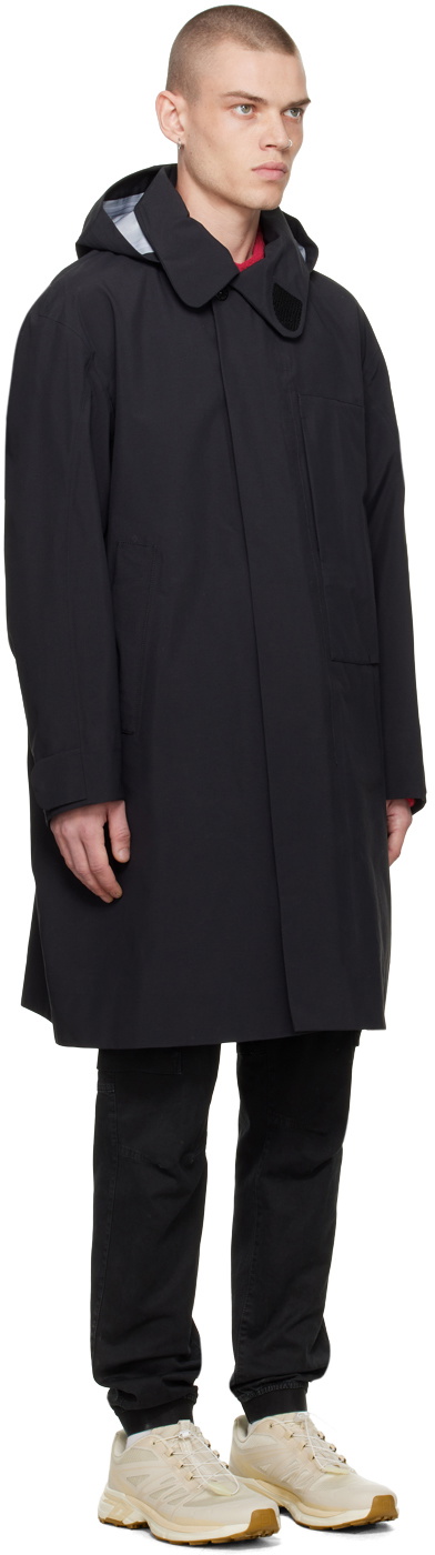 ジャケット・アウター STONE SHADOWPROJECT GORE-TEX COAT Stone Island Black Shadow Project Gore-Tex Oversized Trench Coat