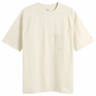 Snow Peak Men's Recycled Cotton T-Shirt in Oatmeal
