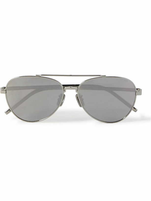 Photo: Givenchy - GV Speed Aviator-Style Silver-Tone Sunglasses