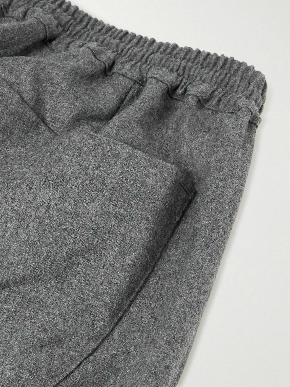A Kind Of Guise - Banasa Straight-Leg Virgin Wool-Flannel Trousers - Gray
